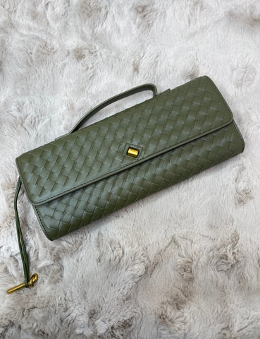 roxanne print bag khaki