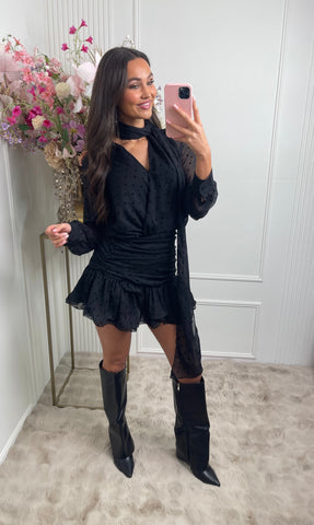 gina inspired black boots