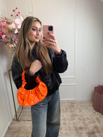 Iris hand bag orange