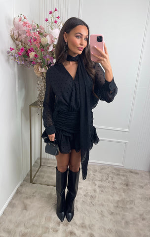 gina inspired black boots