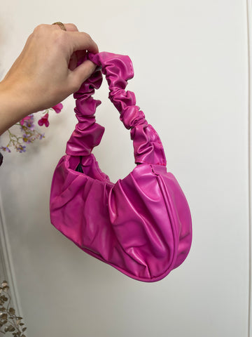 Iris hand bag fuchsia pink