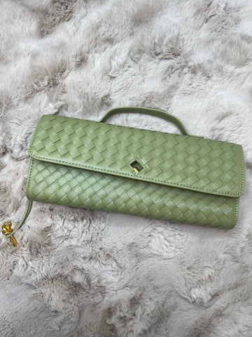 roxanne print bag olive green