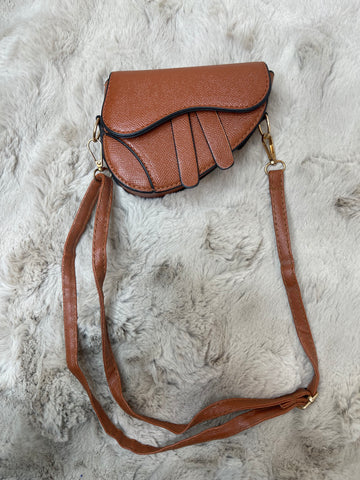 saddle mini bag brown