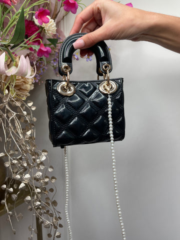 didi pearl mini bag black
