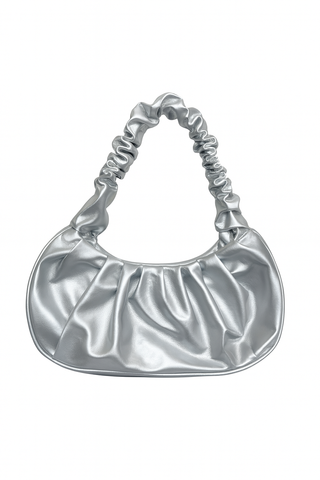 iris hand bag silver