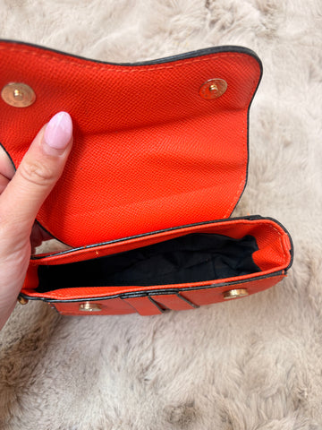 saddle mini bag orange