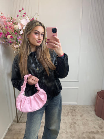 Iris hand bag baby pink