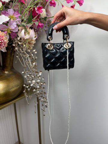 didi pearl mini bag black