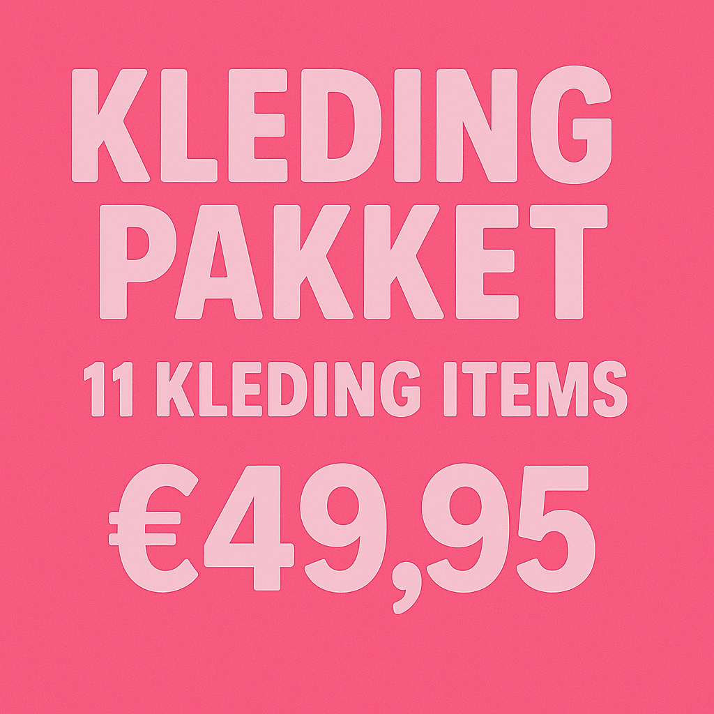 kledingpakket 11 items voor €49,95