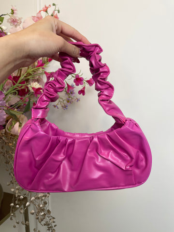 Iris hand bag fuchsia pink