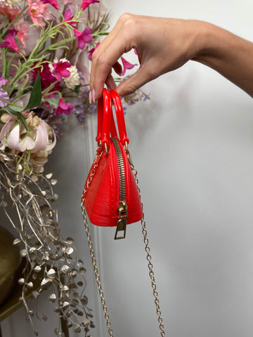 Elena mini bag red