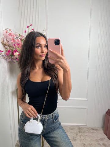 Elena mini bag white