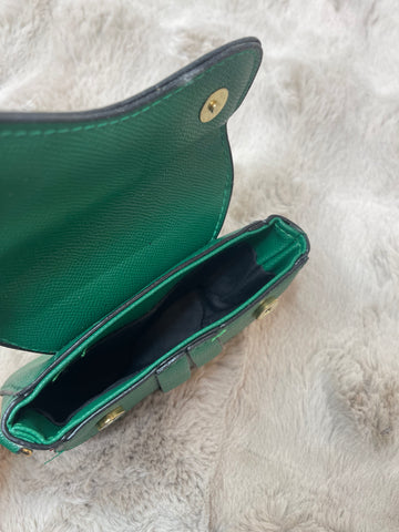 saddle mini bag apple green