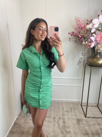 Jade blouse dress green