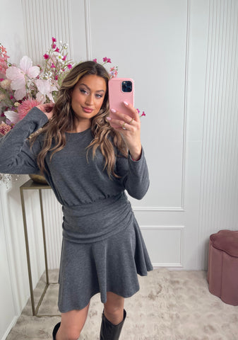 Sarah perfect basic dress grey