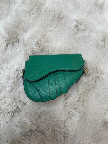 saddle mini bag apple green