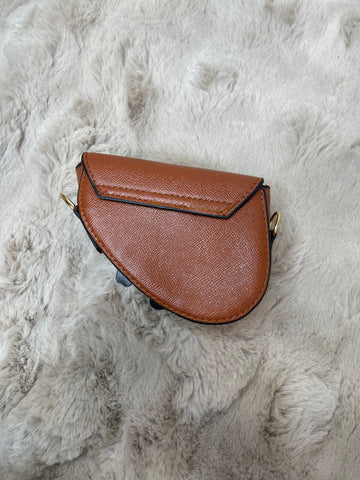 saddle mini bag brown