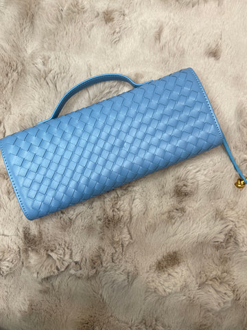 roxanne print bag ocean blue