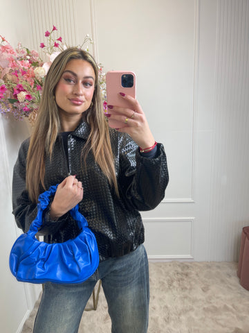 Iris hand bag kobalt blue