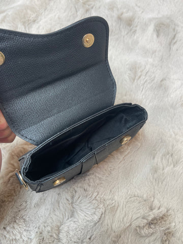 saddle mini bag black