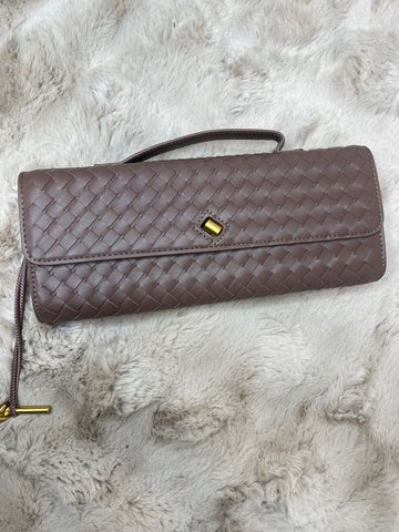 roxanne print bag mocha brown