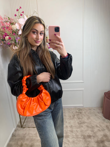 Iris hand bag orange