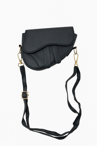 saddle mini bag black