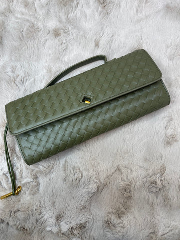 roxanne print bag khaki