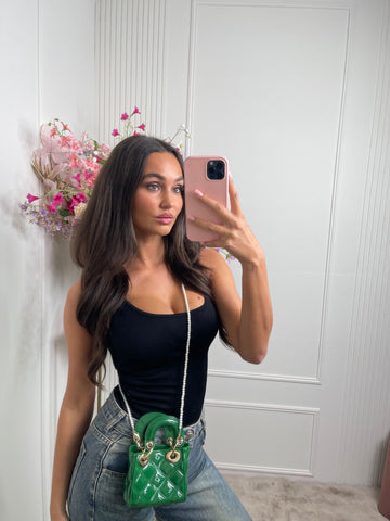 didi pearl mini bag apple green