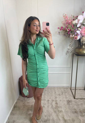 Jade blouse dress green