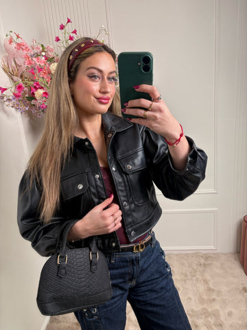 noelle hand bag black