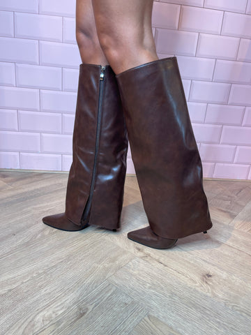 inspired brown fall boots