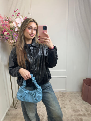 Iris hand bag sky blue