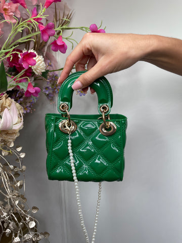 didi pearl mini bag apple green