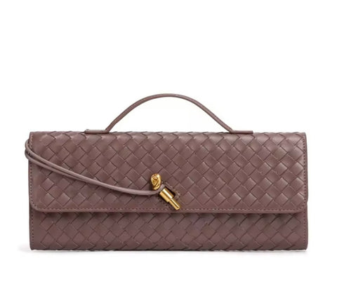 roxanne print bag mocha brown