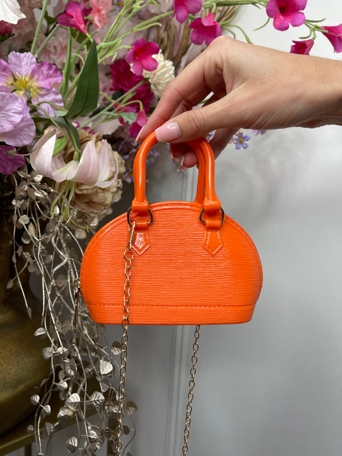 Elena mini bag orange