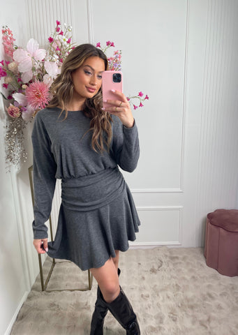 Sarah perfect basic dress grey