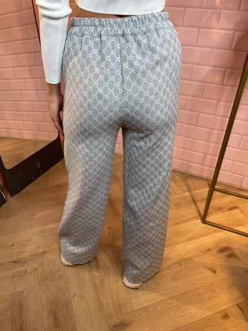 inspired pants grey