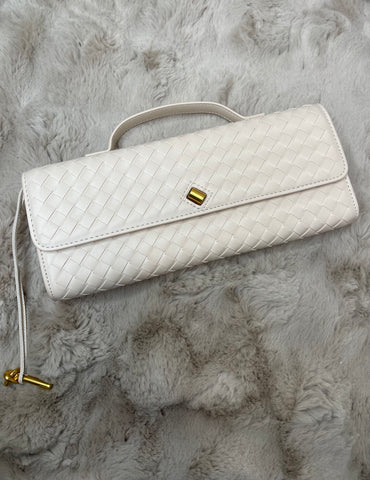 roxanne print bag white