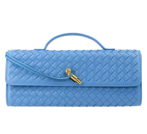 roxanne print bag ocean blue