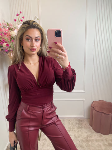 Romy perfect body bordeaux red