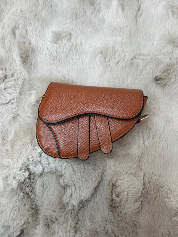 saddle mini bag brown