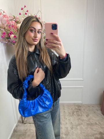 Iris hand bag kobalt blue