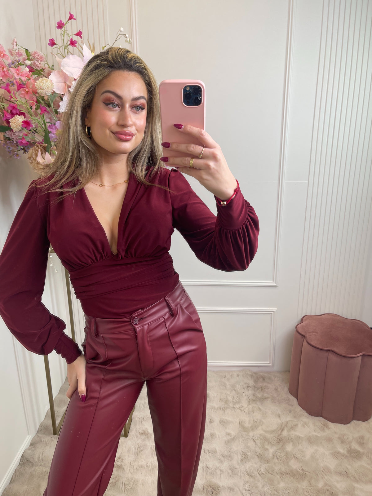 Romy perfect body bordeaux red