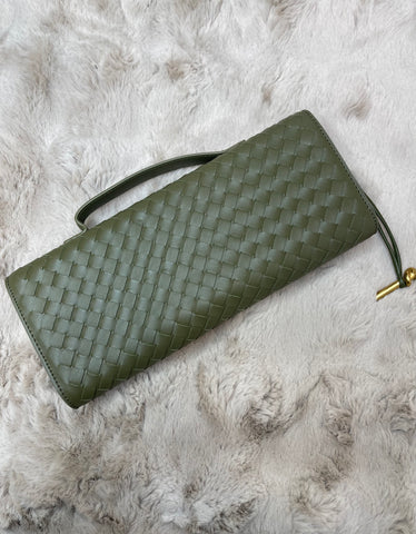 roxanne print bag khaki