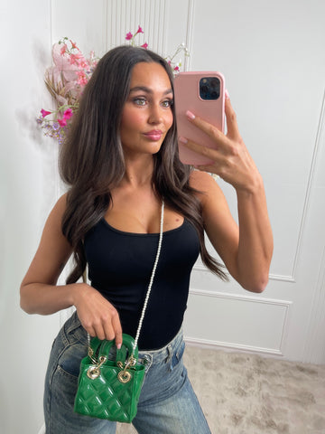 didi pearl mini bag apple green