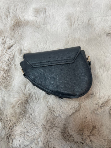 saddle mini bag black