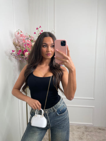 Elena mini bag white