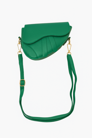 saddle mini bag apple green