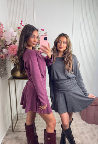 Sarah perfect basic dress grey